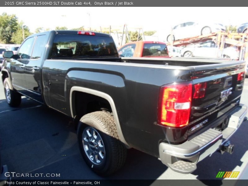 Onyx Black / Jet Black 2015 GMC Sierra 2500HD SLT Double Cab 4x4