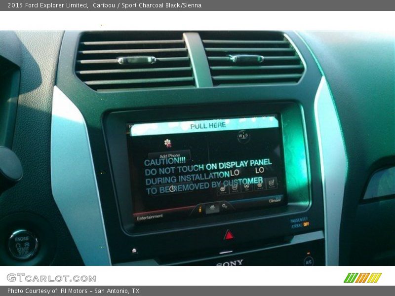 Caribou / Sport Charcoal Black/Sienna 2015 Ford Explorer Limited