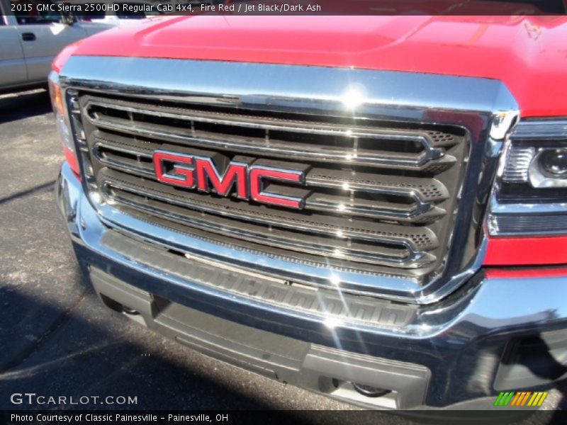 Fire Red / Jet Black/Dark Ash 2015 GMC Sierra 2500HD Regular Cab 4x4