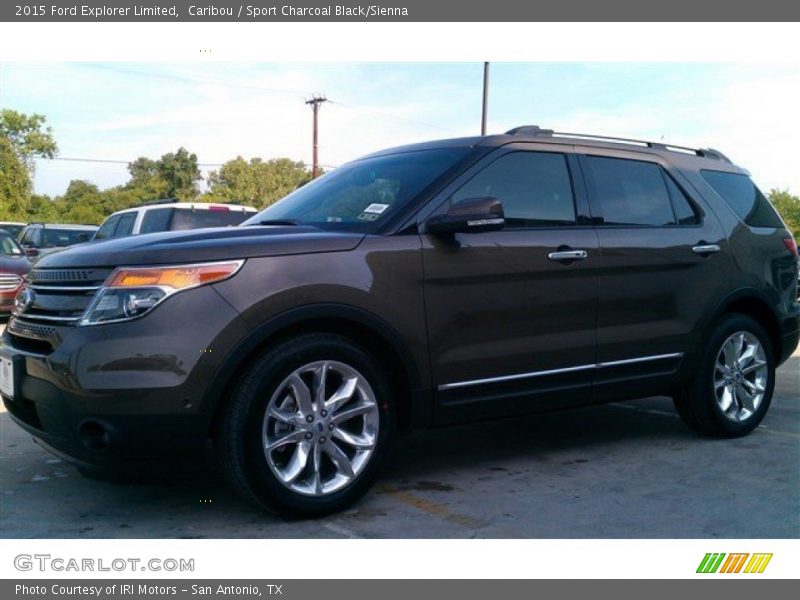 Caribou / Sport Charcoal Black/Sienna 2015 Ford Explorer Limited