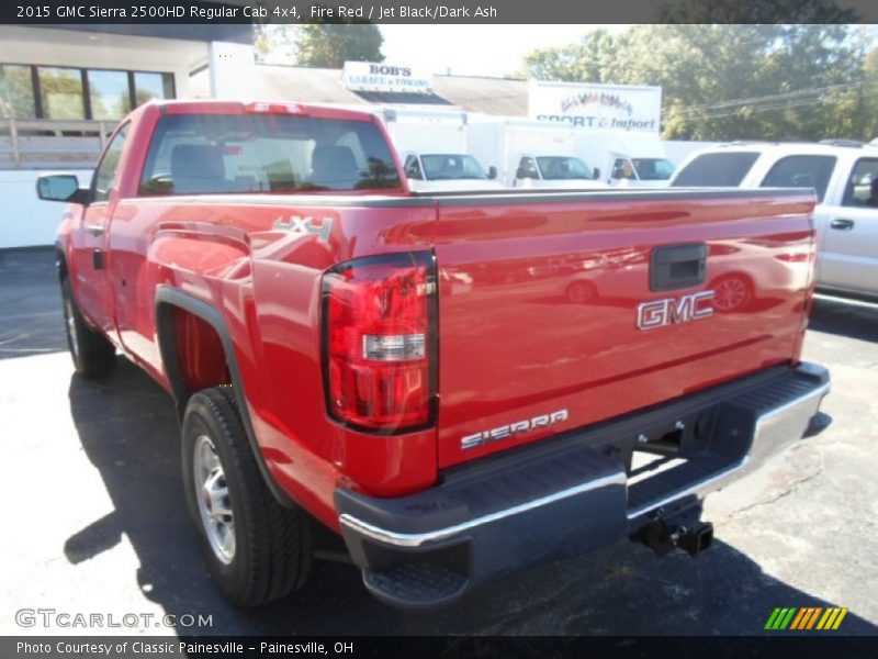 Fire Red / Jet Black/Dark Ash 2015 GMC Sierra 2500HD Regular Cab 4x4