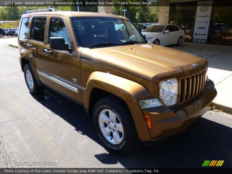 Bronze Star Pearl / Pastel Pebble Beige 2011 Jeep Liberty Sport 70th Anniversary 4x4