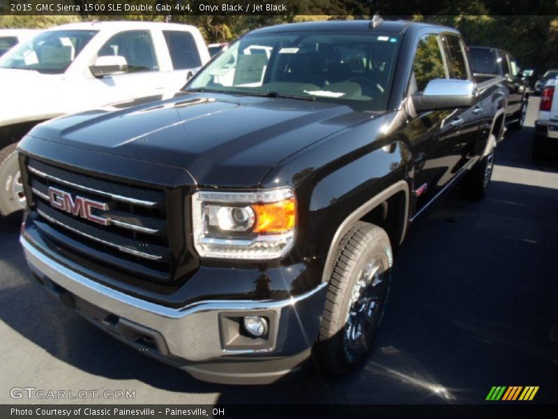 Onyx Black / Jet Black 2015 GMC Sierra 1500 SLE Double Cab 4x4