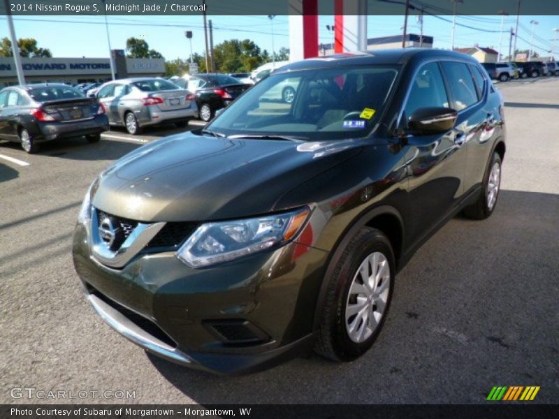 Midnight Jade / Charcoal 2014 Nissan Rogue S