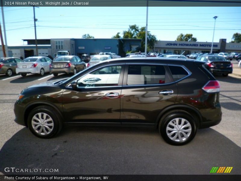 Midnight Jade / Charcoal 2014 Nissan Rogue S