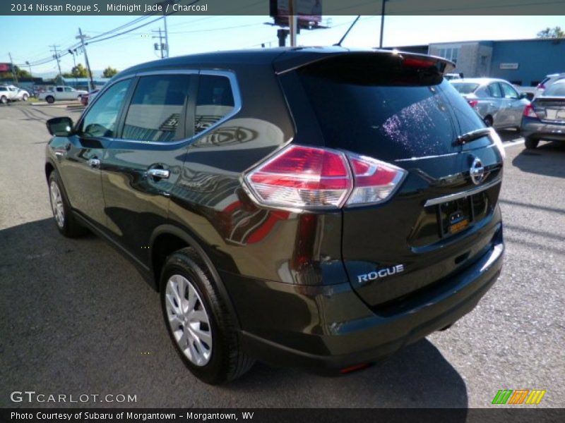 Midnight Jade / Charcoal 2014 Nissan Rogue S
