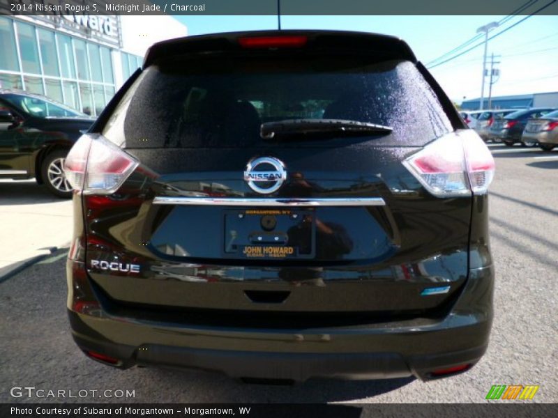 Midnight Jade / Charcoal 2014 Nissan Rogue S
