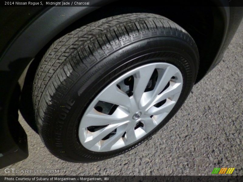 Midnight Jade / Charcoal 2014 Nissan Rogue S