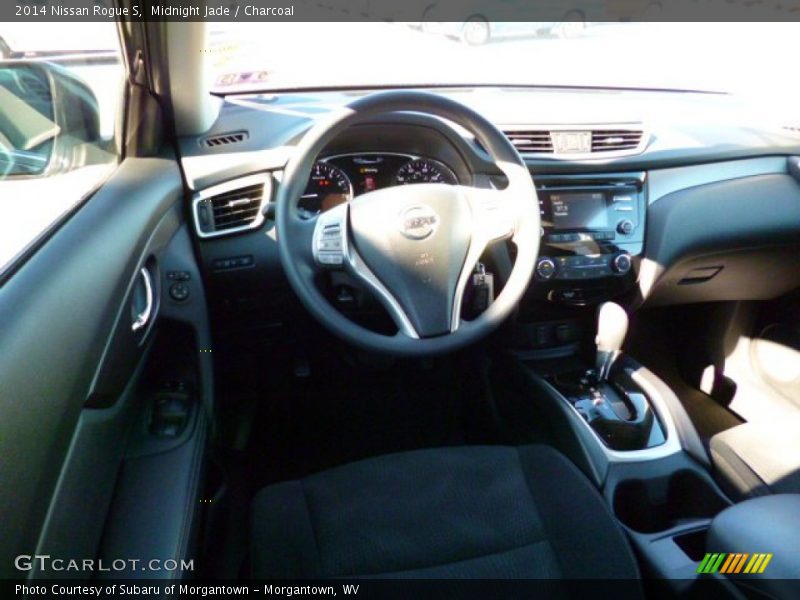 Midnight Jade / Charcoal 2014 Nissan Rogue S