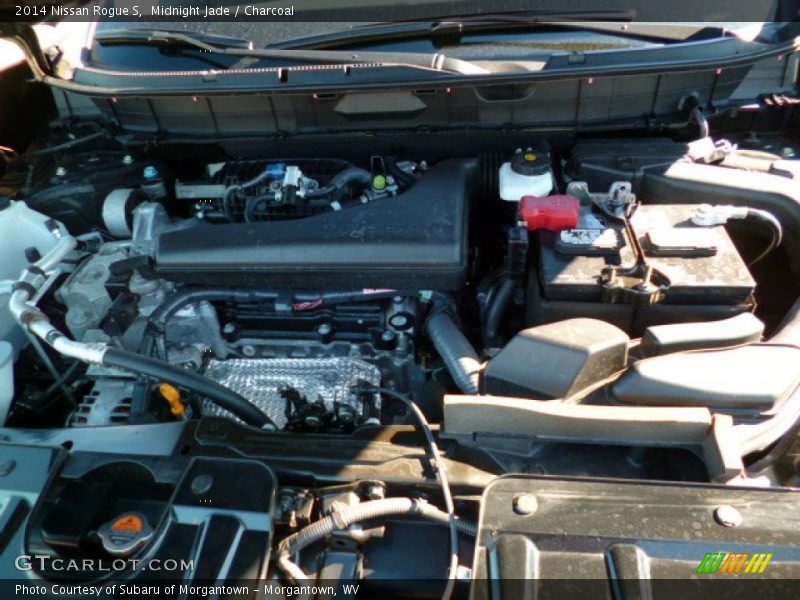 Midnight Jade / Charcoal 2014 Nissan Rogue S