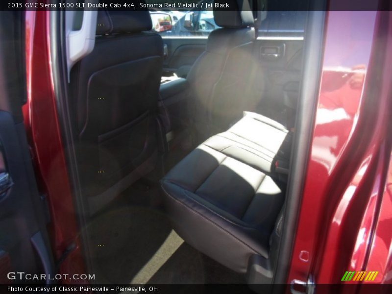 Sonoma Red Metallic / Jet Black 2015 GMC Sierra 1500 SLT Double Cab 4x4