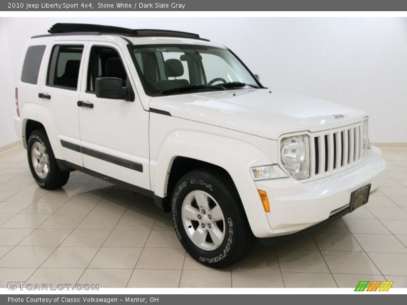 Stone White / Dark Slate Gray 2010 Jeep Liberty Sport 4x4