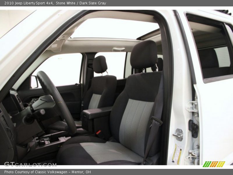 Stone White / Dark Slate Gray 2010 Jeep Liberty Sport 4x4