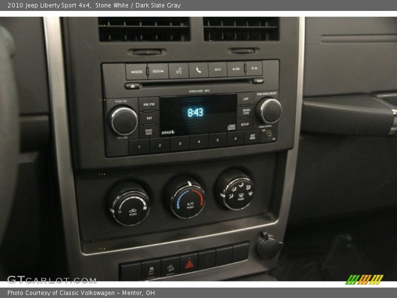 Stone White / Dark Slate Gray 2010 Jeep Liberty Sport 4x4
