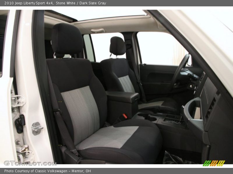 Stone White / Dark Slate Gray 2010 Jeep Liberty Sport 4x4
