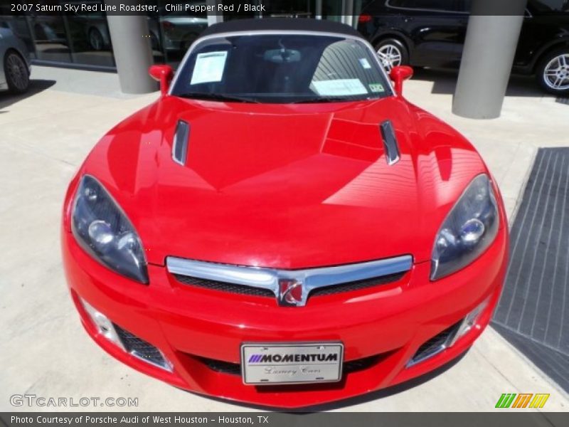 Chili Pepper Red / Black 2007 Saturn Sky Red Line Roadster
