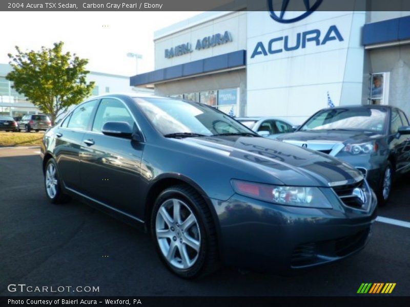 Carbon Gray Pearl / Ebony 2004 Acura TSX Sedan