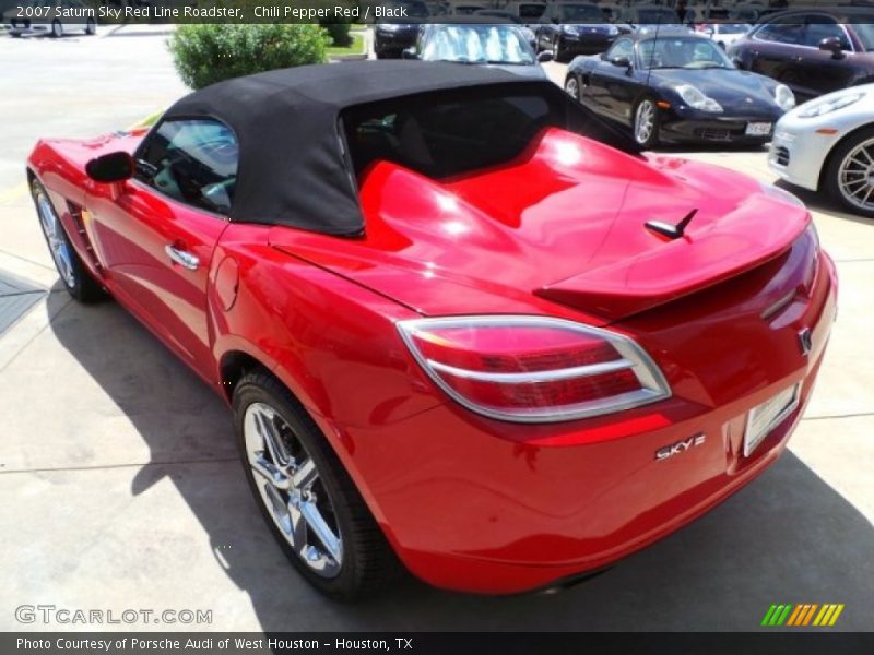 Chili Pepper Red / Black 2007 Saturn Sky Red Line Roadster