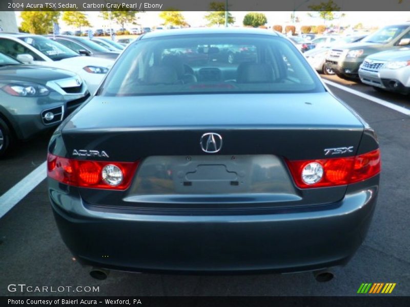 Carbon Gray Pearl / Ebony 2004 Acura TSX Sedan