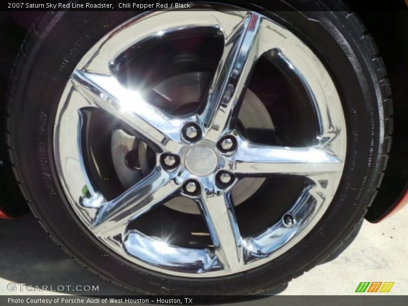 Chili Pepper Red / Black 2007 Saturn Sky Red Line Roadster