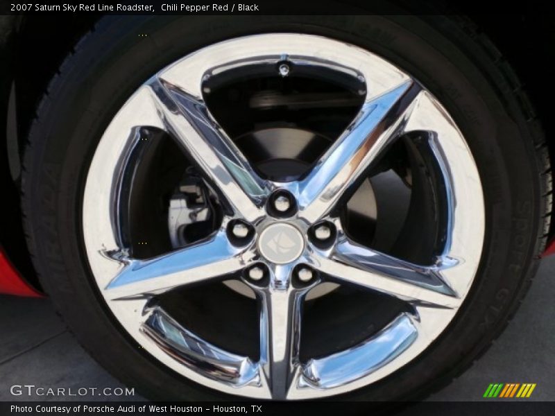 Chili Pepper Red / Black 2007 Saturn Sky Red Line Roadster