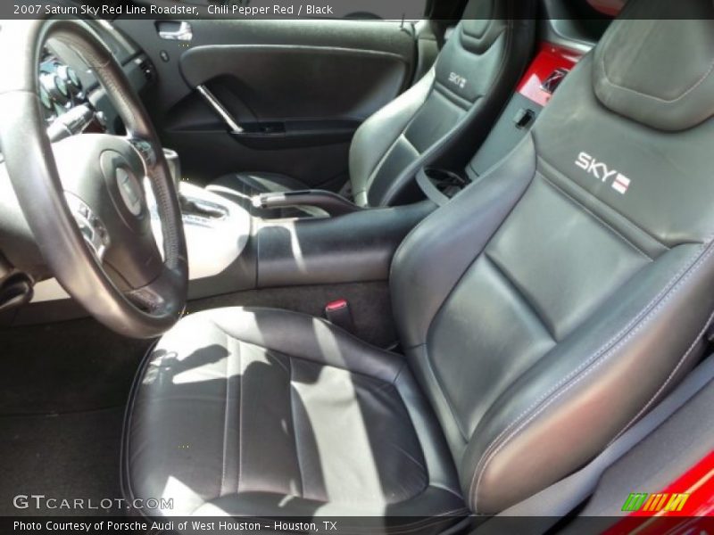 Chili Pepper Red / Black 2007 Saturn Sky Red Line Roadster