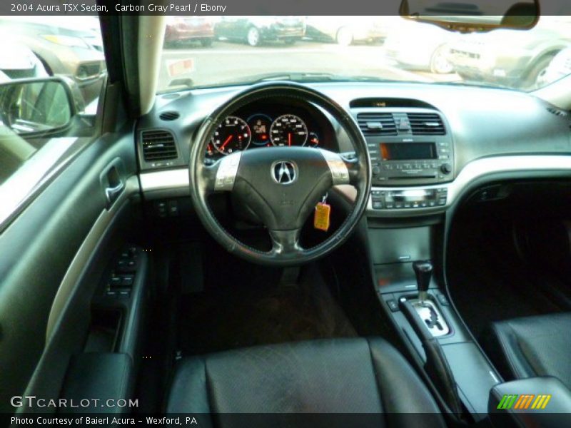 Carbon Gray Pearl / Ebony 2004 Acura TSX Sedan