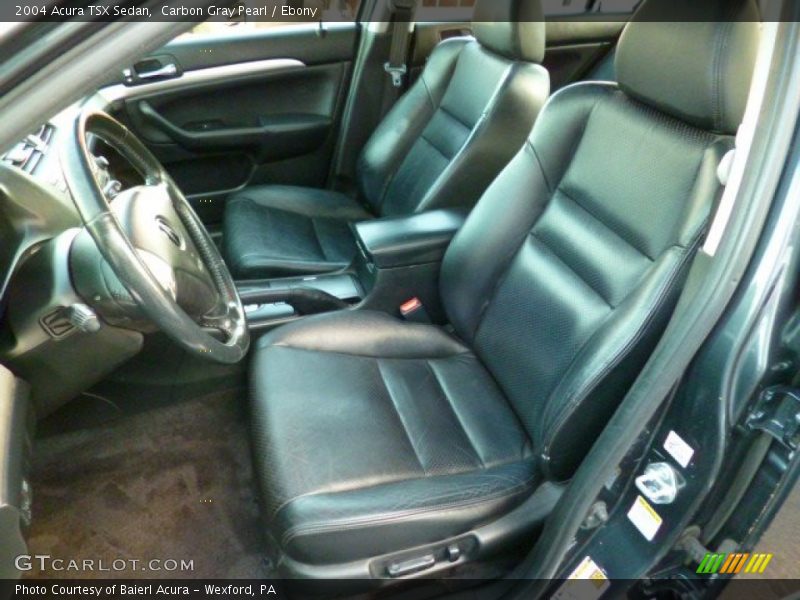 Carbon Gray Pearl / Ebony 2004 Acura TSX Sedan