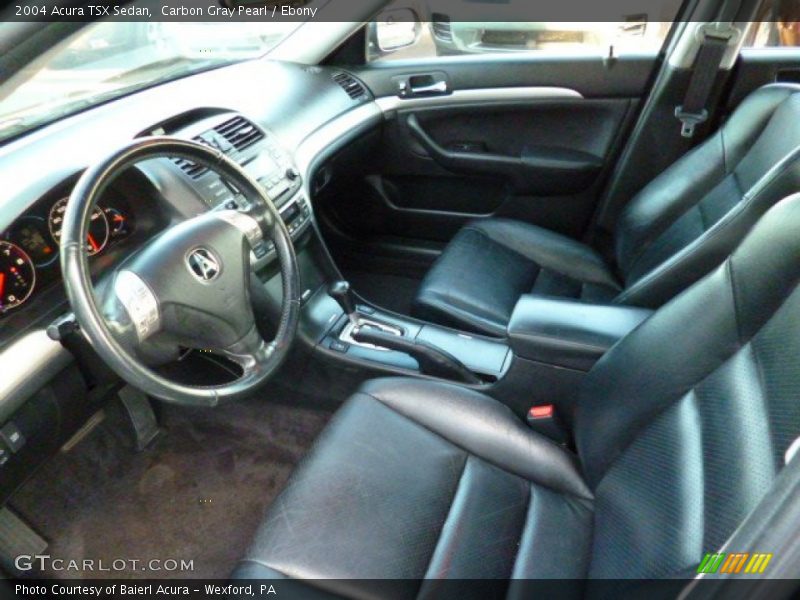 Carbon Gray Pearl / Ebony 2004 Acura TSX Sedan
