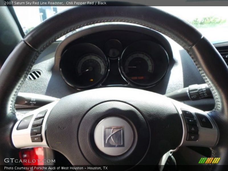 Chili Pepper Red / Black 2007 Saturn Sky Red Line Roadster