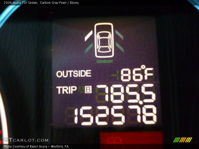 Carbon Gray Pearl / Ebony 2004 Acura TSX Sedan