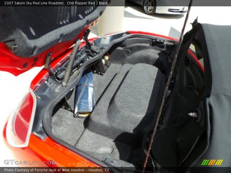 Chili Pepper Red / Black 2007 Saturn Sky Red Line Roadster