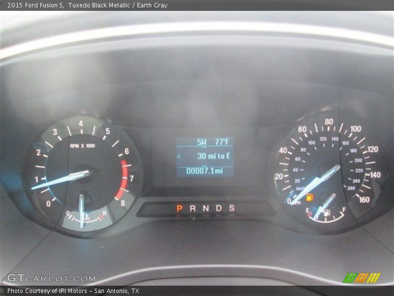 Tuxedo Black Metallic / Earth Gray 2015 Ford Fusion S