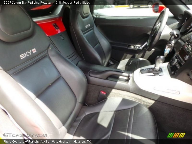 Chili Pepper Red / Black 2007 Saturn Sky Red Line Roadster