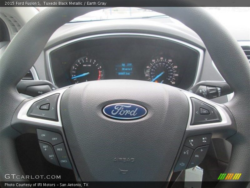 Tuxedo Black Metallic / Earth Gray 2015 Ford Fusion S