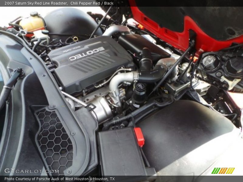 Chili Pepper Red / Black 2007 Saturn Sky Red Line Roadster
