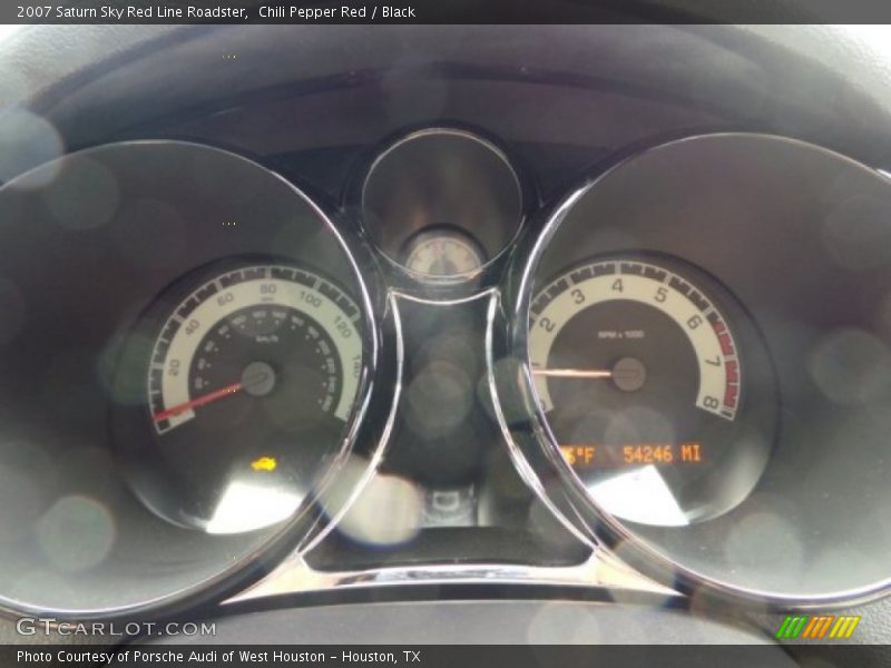 Chili Pepper Red / Black 2007 Saturn Sky Red Line Roadster