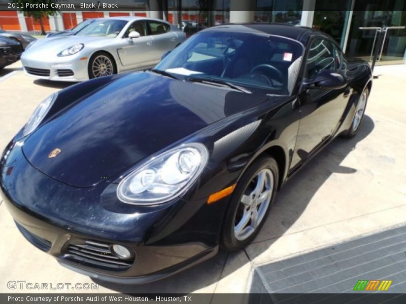 Black / Black 2011 Porsche Cayman