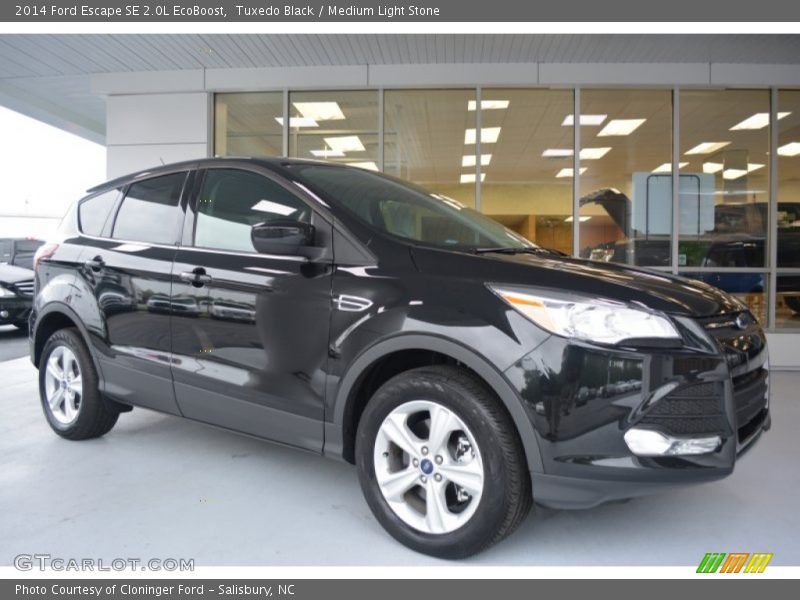 Tuxedo Black / Medium Light Stone 2014 Ford Escape SE 2.0L EcoBoost