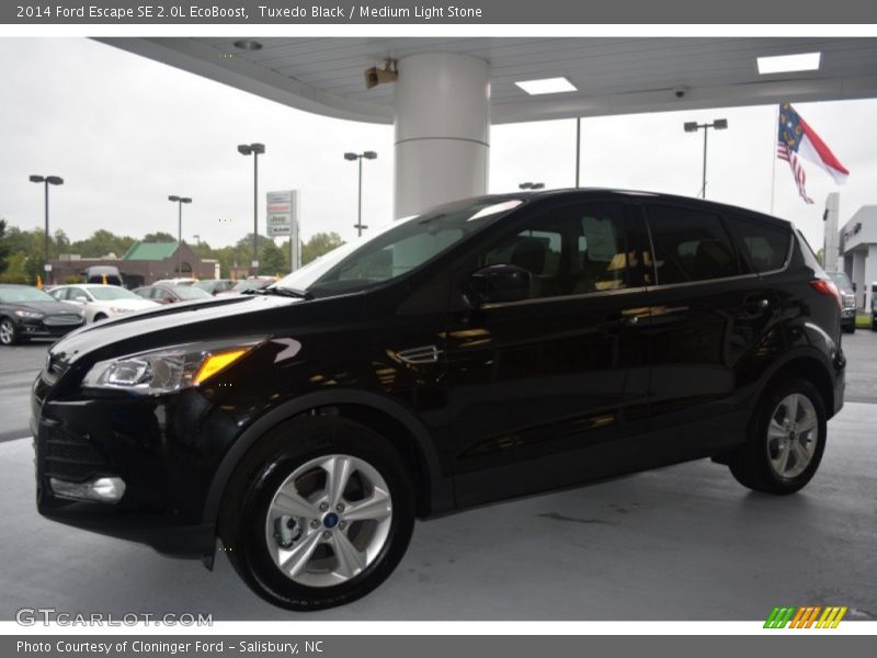 Tuxedo Black / Medium Light Stone 2014 Ford Escape SE 2.0L EcoBoost