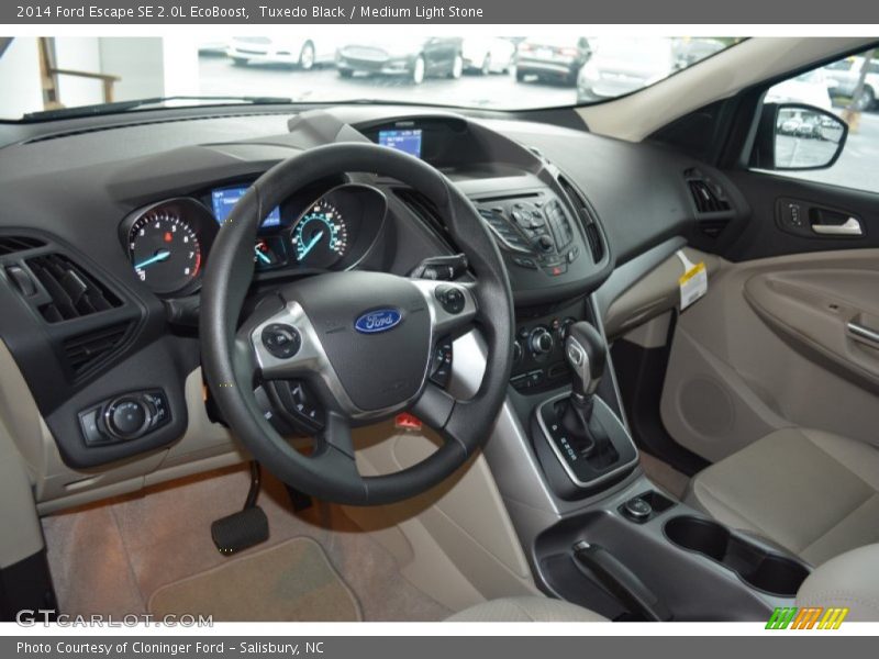 Tuxedo Black / Medium Light Stone 2014 Ford Escape SE 2.0L EcoBoost
