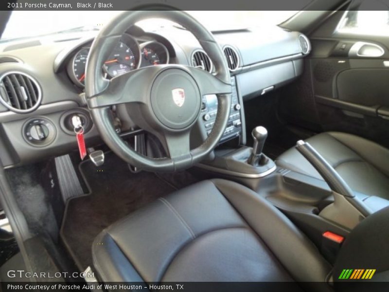 Black / Black 2011 Porsche Cayman