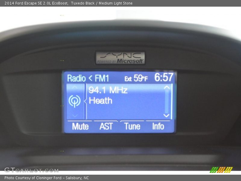 Tuxedo Black / Medium Light Stone 2014 Ford Escape SE 2.0L EcoBoost