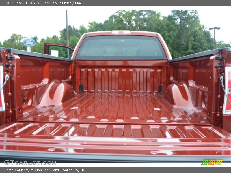 Sunset / Black 2014 Ford F150 STX SuperCab