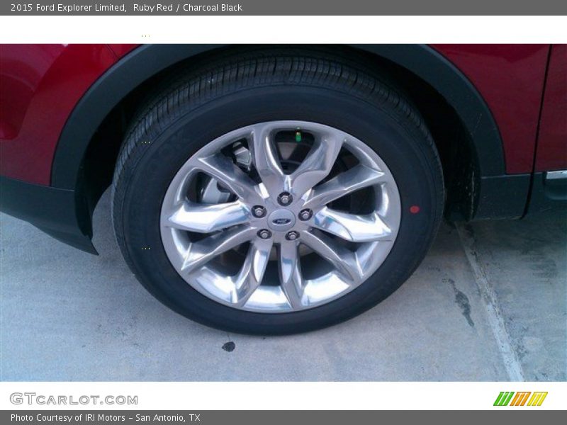 Ruby Red / Charcoal Black 2015 Ford Explorer Limited
