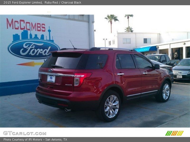 Ruby Red / Charcoal Black 2015 Ford Explorer Limited