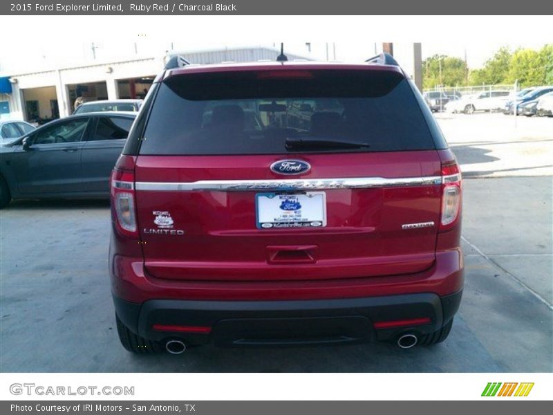 Ruby Red / Charcoal Black 2015 Ford Explorer Limited