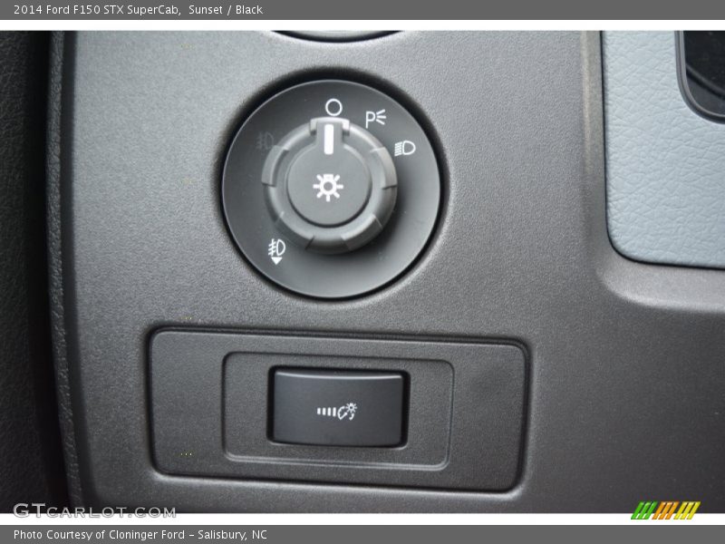 Sunset / Black 2014 Ford F150 STX SuperCab