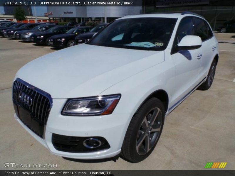 Glacier White Metallic / Black 2015 Audi Q5 3.0 TDI Premium Plus quattro