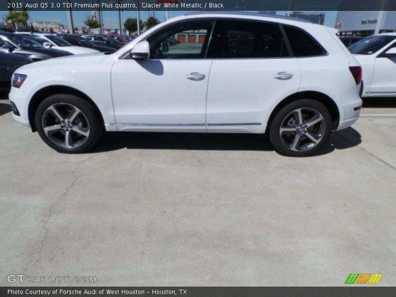 Glacier White Metallic / Black 2015 Audi Q5 3.0 TDI Premium Plus quattro